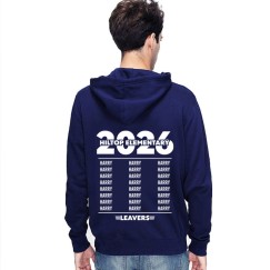 Customized Name Leavers 2026 Hiltop Elementary Graduation Design Stars & Stripes Hoodie